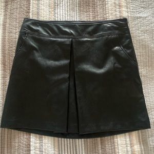 American Threads leather skirt